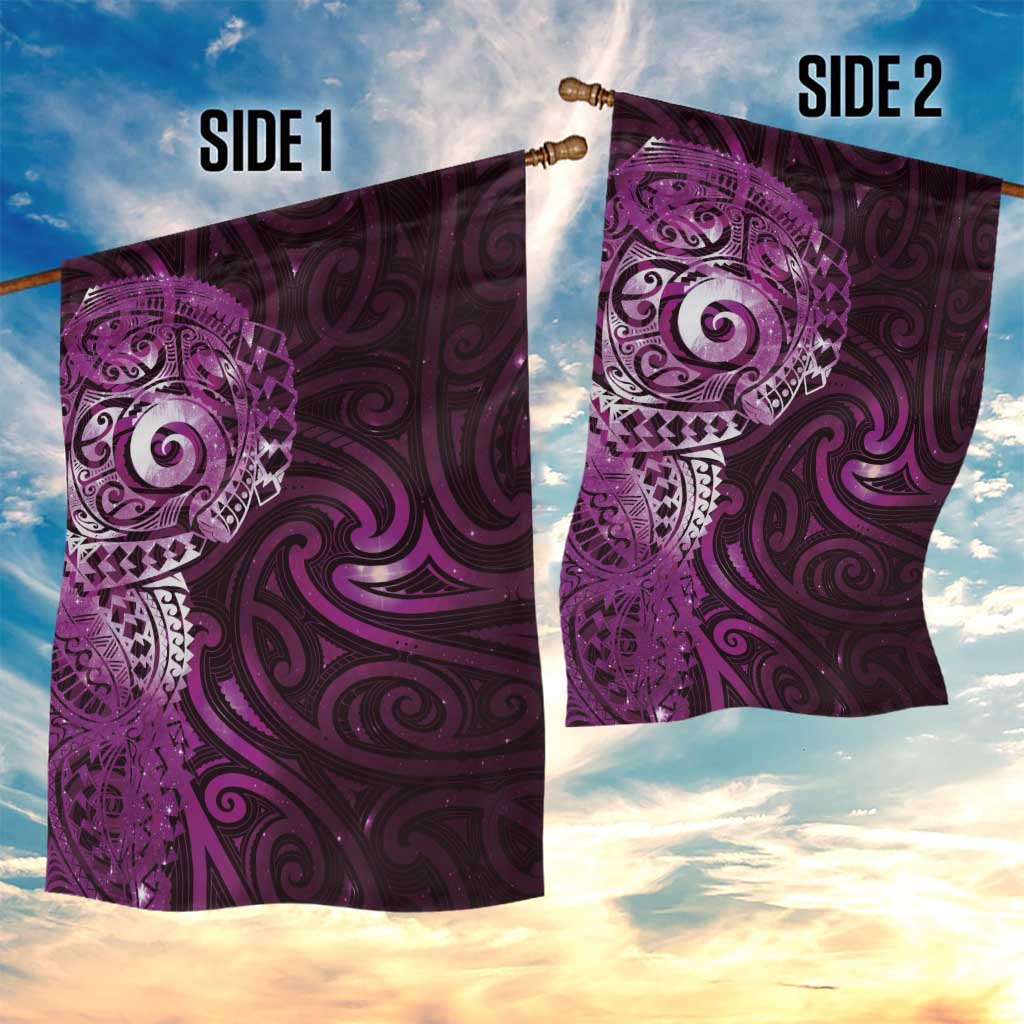 Matariki New Zealand Maori Koru Art Tattoo Garden Flag New Year Galaxy Pink Sky Style