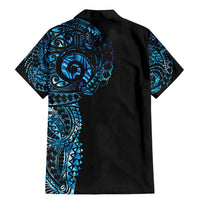 New Zealand Maori Koru Art Traditional Tattoo Family Matching Mermaid Dress and Hawaiian Shirt Paua Shell