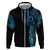 New Zealand Maori Koru Art Traditional Tattoo Hoodie Paua Shell