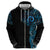 New Zealand Maori Koru Art Traditional Tattoo Hoodie Paua Shell