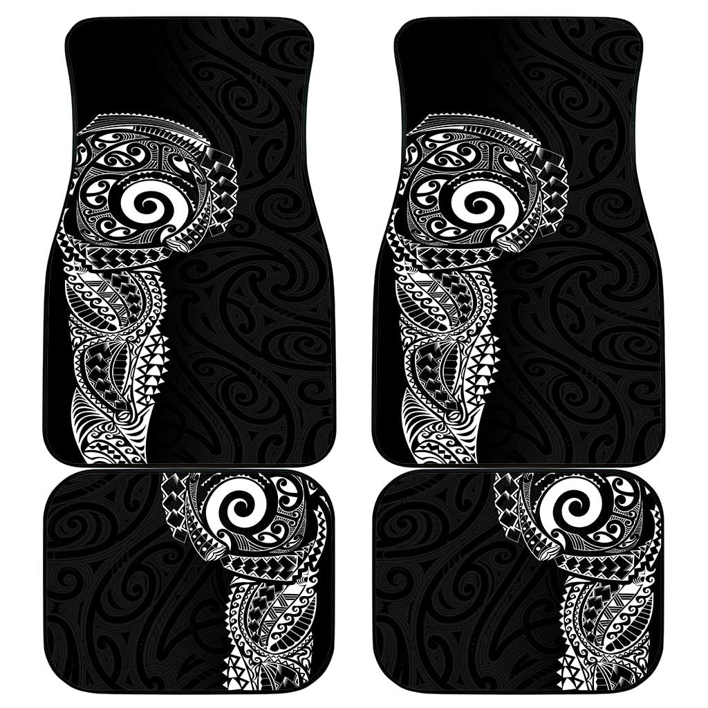 New Zealand Maori Koru Art Traditional Tattoo Car Mats Simple Style