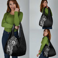 New Zealand Maori Koru Art Traditional Tattoo Grocery Bag Simple Style