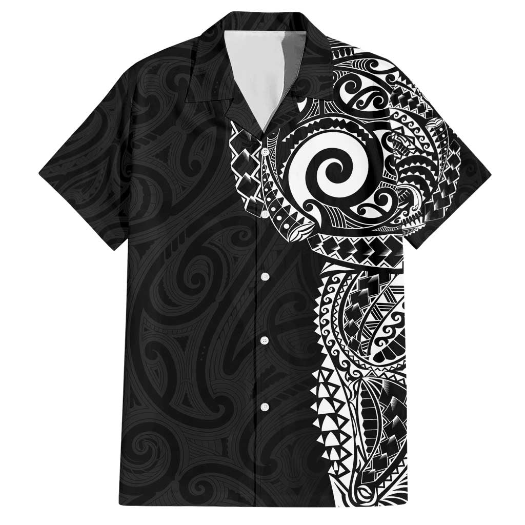 New Zealand Maori Koru Art Traditional Tattoo Hawaiian Shirt Simple Style