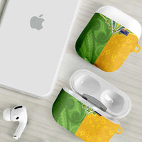 Cook Islands Language Week AirPods Case Tatau Pattern and Rarotongan Alphabet - Polynesian Pride