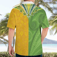 Cook Islands Language Week Hawaiian Shirt Tatau Pattern and Rarotongan Alphabet - Polynesian Pride