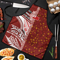 Tonga Language Week Apron Ngatu Pattern and Tongan Alphabet - Polynesian Pride