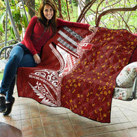 Tonga Language Week Quilt Ngatu Pattern and Tongan Alphabet - Polynesian Pride