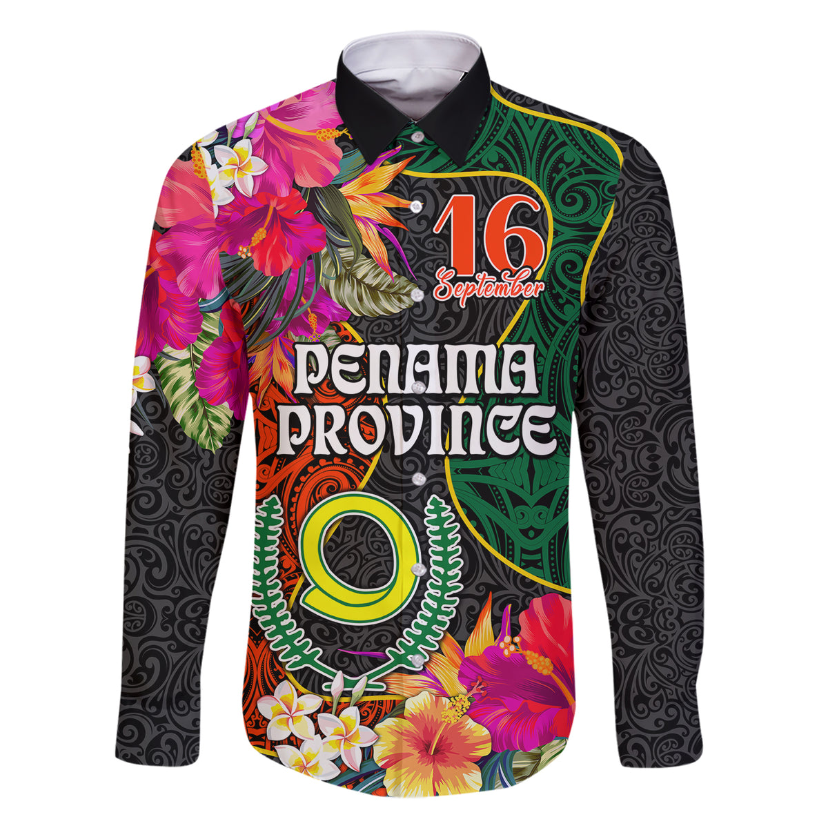 Penama Day Family Matching Short Sleeve Bodycon Dress and Hawaiian Shirt Proud To Be A Ni-Van Beauty Pacific Flower LT03 - Polynesian Pride