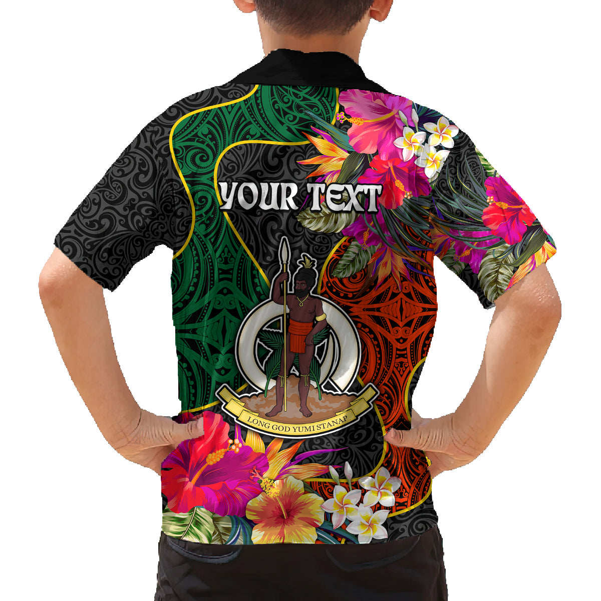 Personalised Penama Day Kid Hawaiian Shirt Proud To Be A Ni-Van Beauty Pacific Flower LT03 - Polynesian Pride