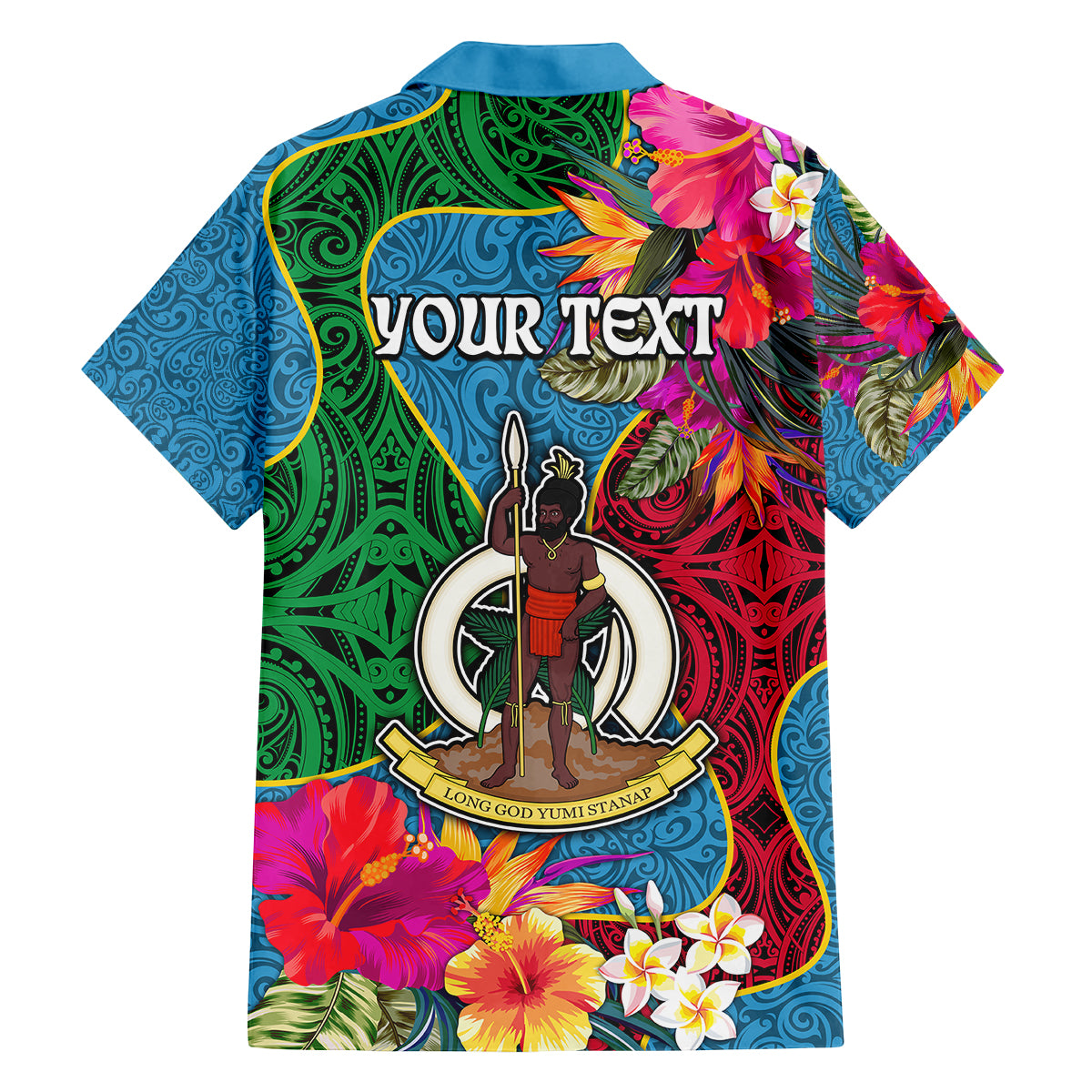 Personalised Sanma Day Family Matching Summer Maxi Dress and Hawaiian Shirt Proud To Be A Ni-Van Beauty Pacific Flower LT03 - Polynesian Pride