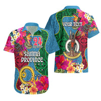 Personalised Sanma Day Hawaiian Shirt Proud To Be A Ni-Van Beauty Pacific Flower LT03 - Polynesian Pride