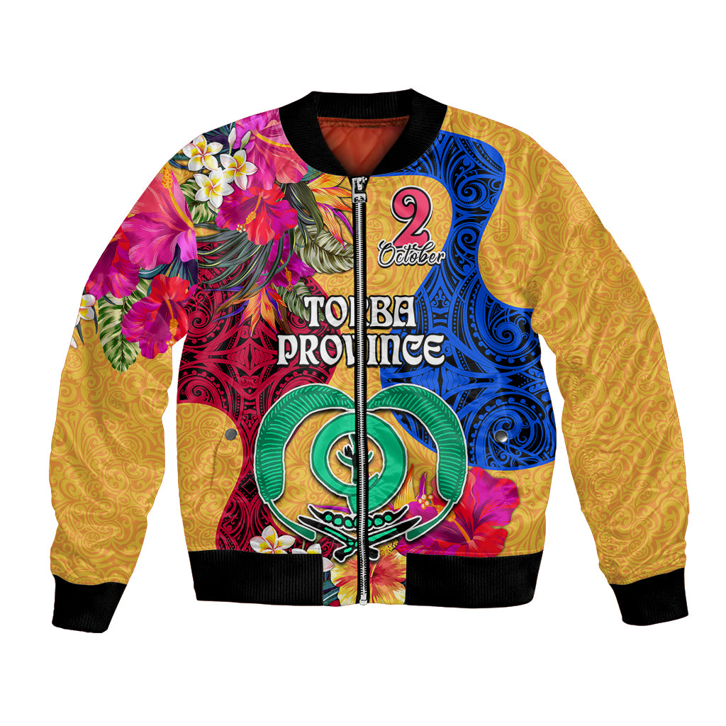 Torba Day Bomber Jacket Proud To Be A Ni-Van Beauty Pacific Flower LT03 Unisex Yellow - Polynesian Pride