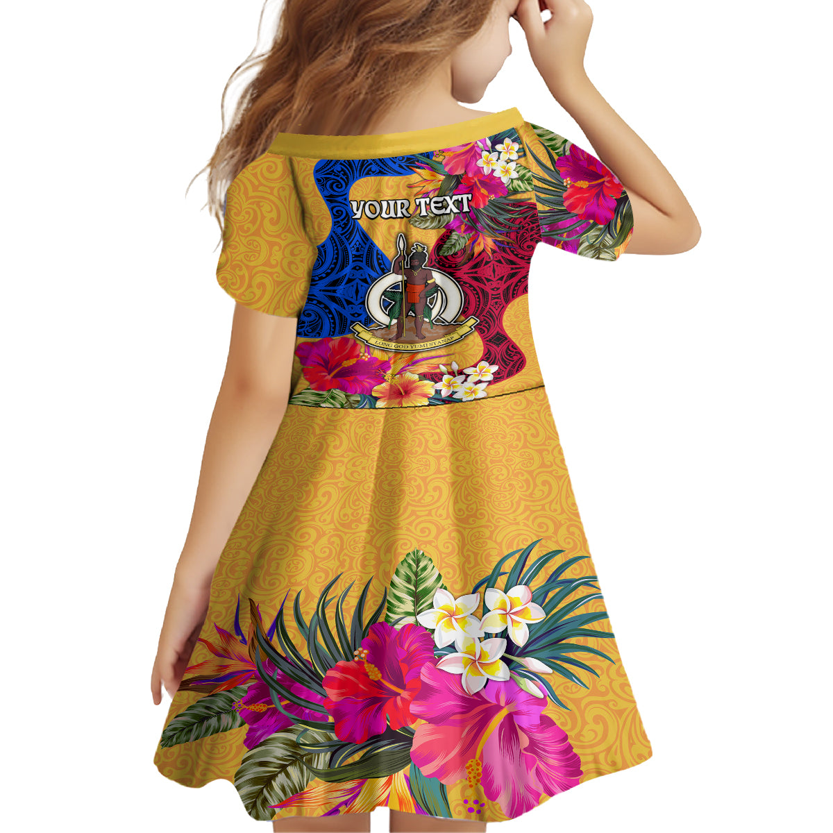 Personalised Torba Day Family Matching Tank Maxi Dress and Hawaiian Shirt Proud To Be A Ni-Van Beauty Pacific Flower LT03 - Polynesian Pride