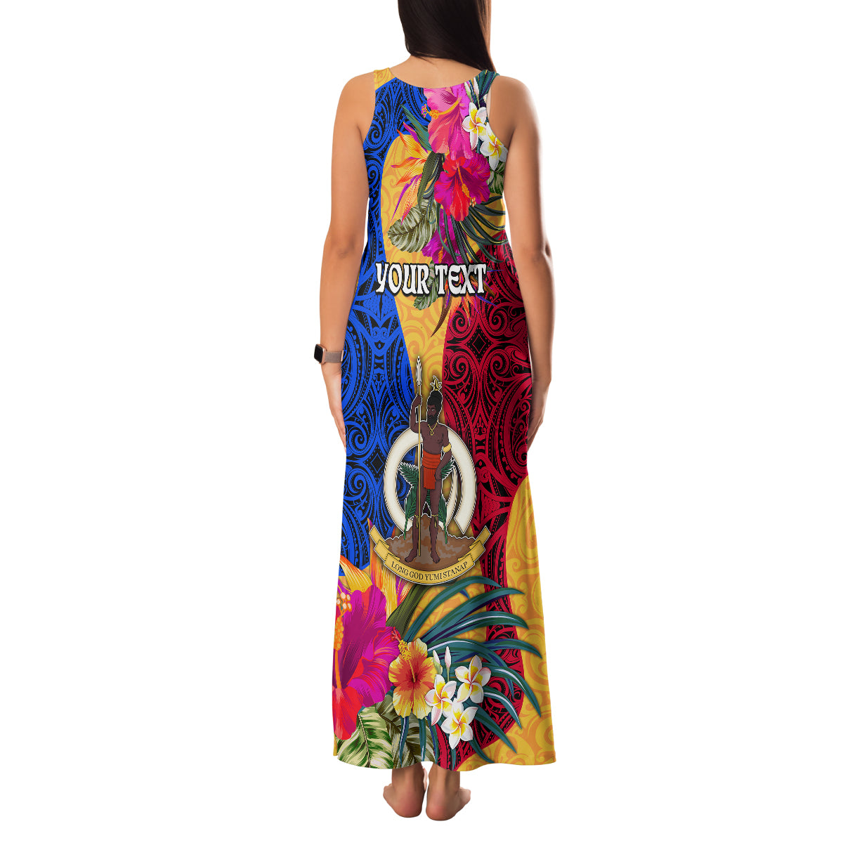 Personalised Torba Day Family Matching Tank Maxi Dress and Hawaiian Shirt Proud To Be A Ni-Van Beauty Pacific Flower LT03 - Polynesian Pride