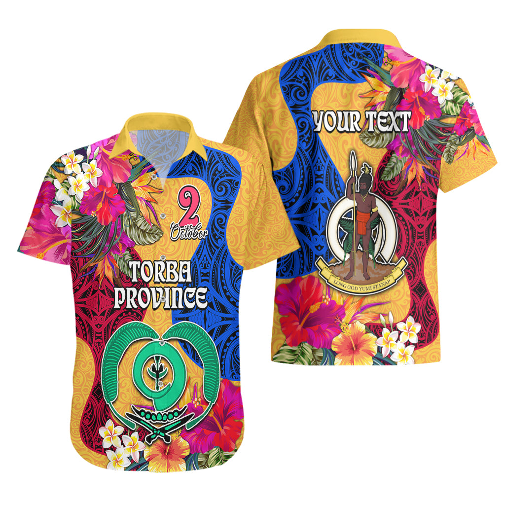 Personalised Torba Day Hawaiian Shirt Proud To Be A Ni-Van Beauty Pacific Flower LT03 - Polynesian Pride