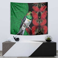 New Zealand Kereru And Pohutukawa Tapestry Maori Tribal Tattoo LT03 - Polynesian Pride