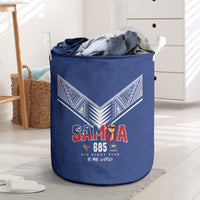 Samoa Rugby Laundry Basket Six Eight Five to The World - Pacific Motif LT03 Multicolor - Polynesian Pride