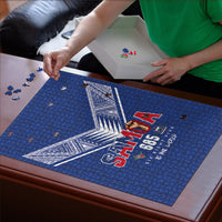 Samoa Rugby Puzzle Six Eight Five to The World - Pacific Motif LT03 - Polynesian Pride