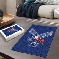 Samoa Rugby Puzzle Six Eight Five to The World - Pacific Motif LT03 - Polynesian Pride