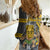 Hawaii Molokai Island Women Casual Shirt Hawaiian Warrior and Kakau Symbols Abstract Tattoo LT03 - Polynesian Pride