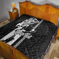 Custom Hawaii Niihau Island Quilt Hawaiian King and Kakau Symbols Abstract Shoulder Tattoo LT03 - Polynesian Pride