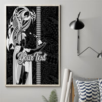 Custom Hawaii Kahoolawe Island Canvas Wall Art Hawaiian King and Kakau Symbols Abstract Shoulder Tattoo LT03 - Polynesian Pride