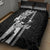 Custom Hawaii Kahoolawe Island Quilt Bed Set Hawaiian King and Kakau Symbols Abstract Shoulder Tattoo LT03 - Polynesian Pride