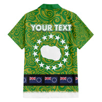 Cook Islands Merry Christmas Family Matching Short Sleeve Bodycon Dress and Hawaiian Shirt Santa Suit Style With Polynesian Pattern