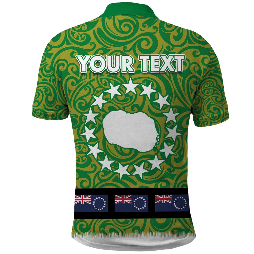 Cook Islands Merry Christmas Polo Shirt Santa Suit Style With Polynesian Pattern