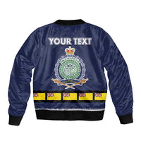 Niue Merry Christmas Bomber Jacket Santa Suit Style With Hiapo Pattern