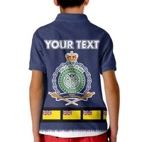 Niue Merry Christmas Kid Polo Shirt Santa Suit Style With Hiapo Pattern LT03 - Polynesian Pride