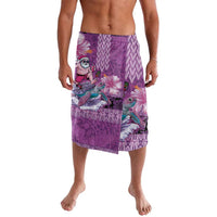Hawaii Mele Kalikimaka Lavalava Funny Santa with Tribal Tattoos Kakau Purple Color - Polynesian Pride