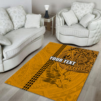 Nanakuli High and Intermediate School Area Rug Tribal Kakau Pattern LT03 - Polynesian Pride