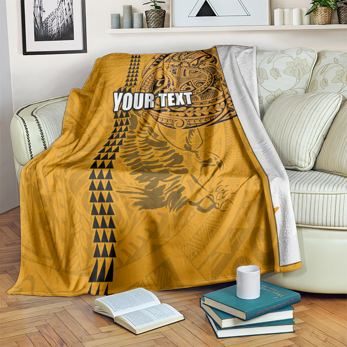 Nanakuli High and Intermediate School Blanket Tribal Kakau Pattern LT03 - Polynesian Pride