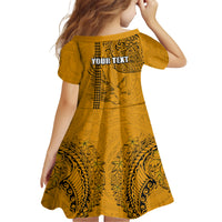 Nanakuli High and Intermediate School Family Matching Off Shoulder Short Dress and Hawaiian Shirt Tribal Kakau Pattern LT03 - Polynesian Pride