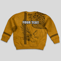 Nanakuli High and Intermediate School Kid Ugly Christmas Sweater Tribal Kakau Pattern LT03 - Polynesian Pride
