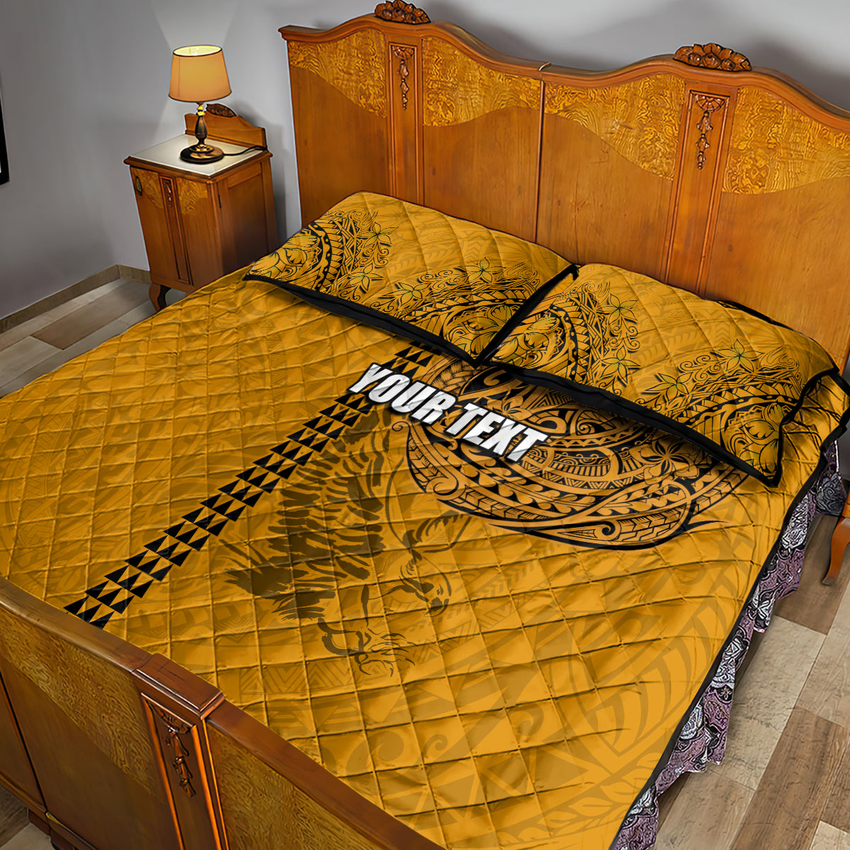 Nanakuli High and Intermediate School Quilt Bed Set Tribal Kakau Pattern LT03 - Polynesian Pride