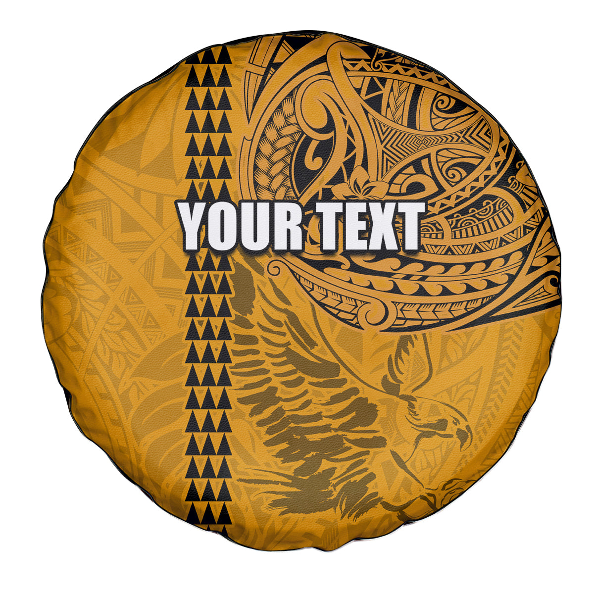 Nanakuli High and Intermediate School Spare Tire Cover Tribal Kakau Pattern LT03 - Polynesian Pride
