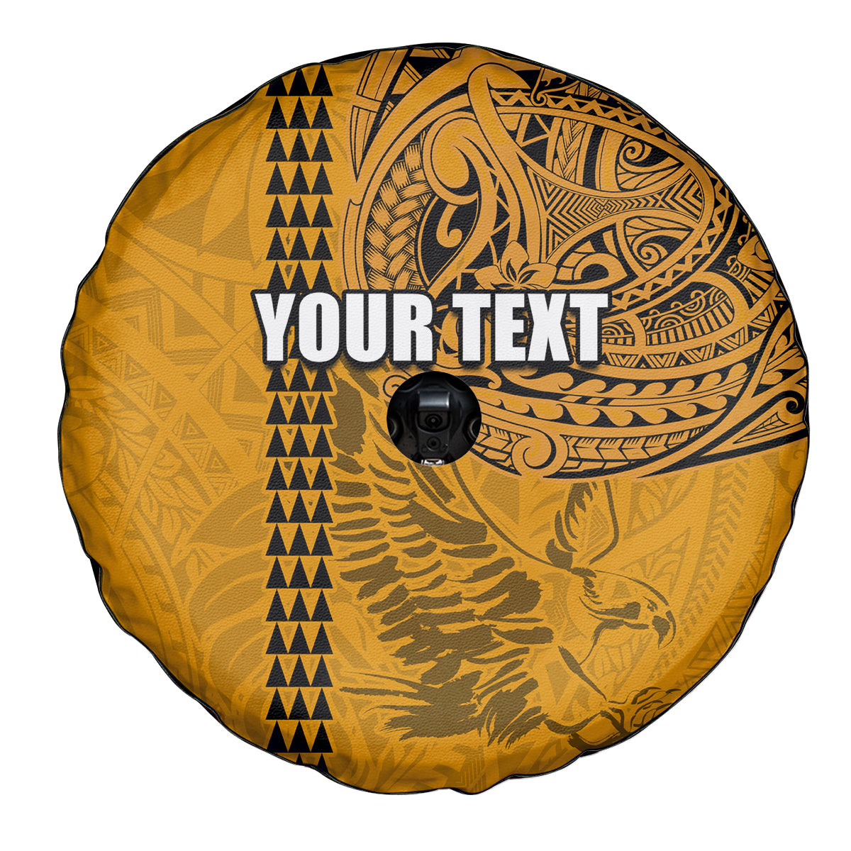 Nanakuli High and Intermediate School Spare Tire Cover Tribal Kakau Pattern LT03 - Polynesian Pride