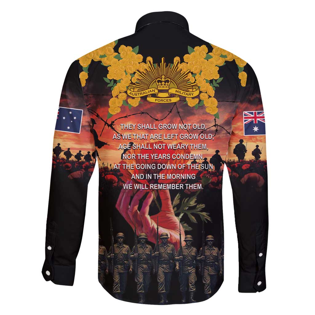 Australia ANZAC Day Family Matching Mermaid Dress and Hawaiian Shirt Forever in My Thoughts