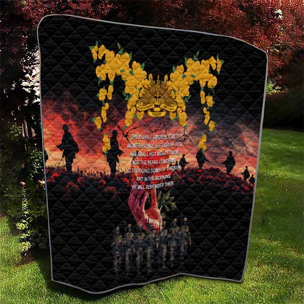 Australia ANZAC Day Quilt Forever in My Thoughts