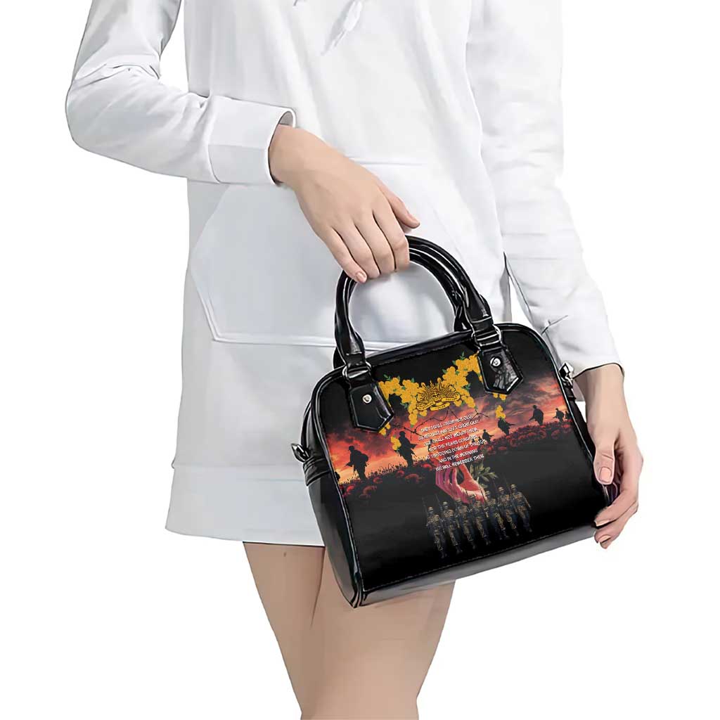 Australia ANZAC Day Shoulder Handbag Forever in My Thoughts