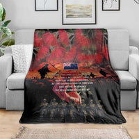 New Zealand ANZAC Day Blanket Forever in My Thoughts