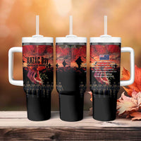New Zealand ANZAC Day Tumbler With Handle Forever in My Thoughts