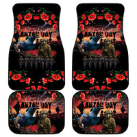 New Zealand ANZAC Day Car Mats Tui Bird and Kiwi Bird Soldier - Forever in My Thoughts