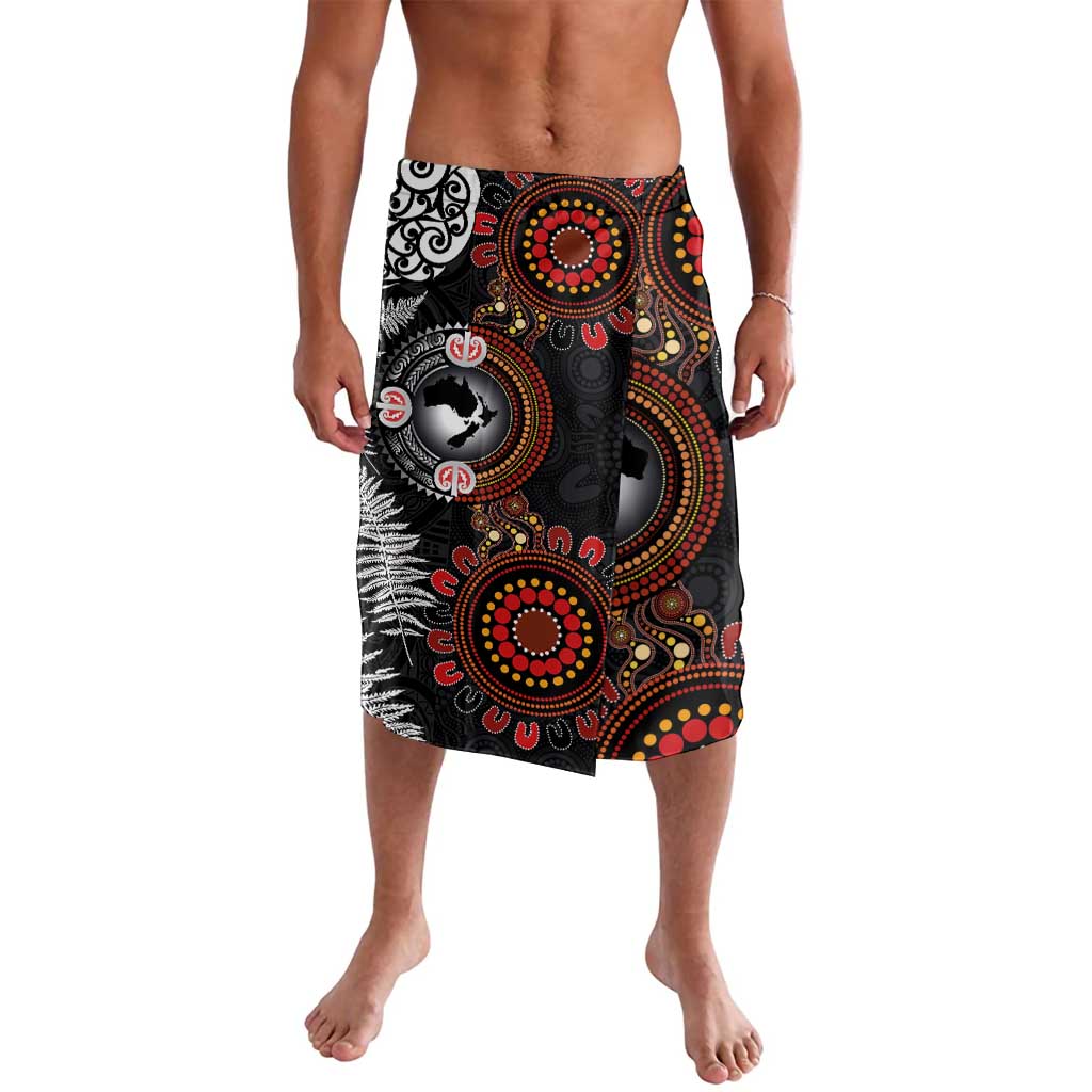 Australia and New Zealand Together Lavalava Aboriginal and Maori Art Tattoo