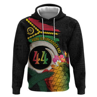 Vanuatu Selebretem 44th Indipendens Dei Zip Hoodie Sand Drawing Turtle Melanesian Vibes