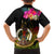 Vanuatu Ni-Van Kid Hawaiian Shirt Coat of Arms Sand Drawing