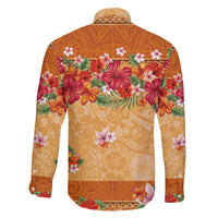 Hawaii Hibiscus Family Matching Puletasi and Hawaiian Shirt Turtles and Tribal Motifs Vintage Floral Style