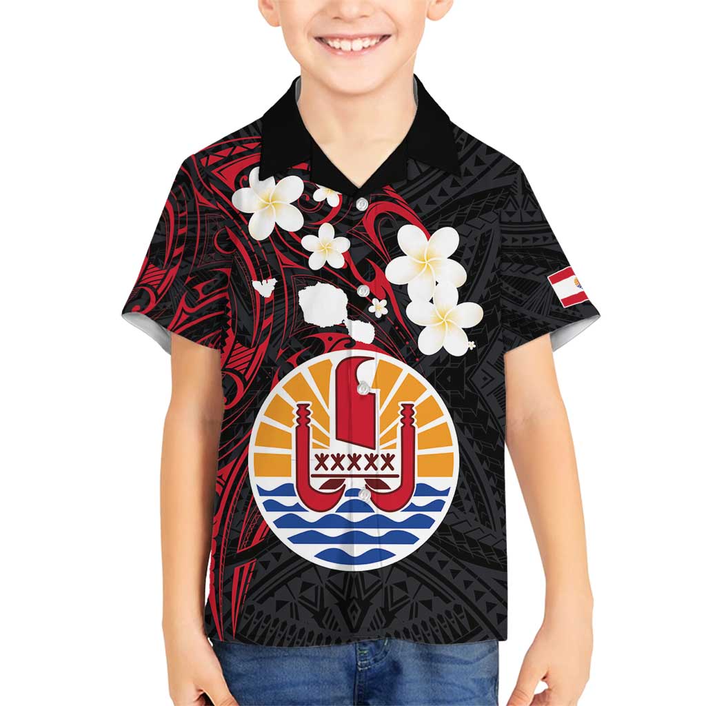 French Polynesia Tiare Day Family Matching Long Sleeve Bodycon Dress and Hawaiian Shirt Seal and Polynesian Pattern